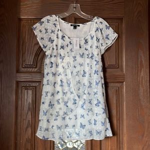 Dress barn layered blouse size XS